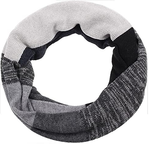 Roeckl Colour Block Loopschal Damenschal Snood Rundschal Strickschal (One Size - grau)