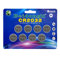 CR2032 3v Lithium Battery Button Coin Cell Battery for Watches calculators led Candles (8pack)