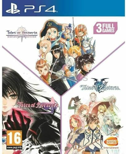 BANDAI NAMCO Entertainment 225644 Tales of Vesperia + Tales of Berseria + Tales of Zestiria Compilation, Schwarz
