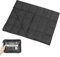 4Monster Puffy Campingdecke leicht, verstaubare Decke, super kompakt, warme Reisedecke für Outdoor, Picknick, Camping, Wandern (Schwarz, L 175 x 140 cm)