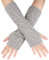 Armstulpen Winter Damen Handschuhe Fingerlos Fäustlinge Mädchen Armwärmer Gestrickt Armhandschuhe Langarm Winterhandschuhe Warm Handwärmer Retro Strickhandschuhe Daumenloch Stulpen Arm Handgelenk