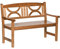 Outsunny 2-Seater Chair, Wooden Garden Bench, Outdoor Patio Loveseat for Porch, Natural