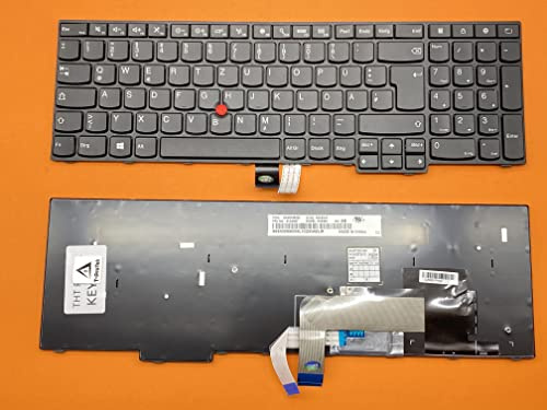 T-ProTek DEUTSCHE-Tastatur Keyboard kompatibel für Lenovo ThinkPad Edge E550c (20E0)