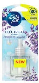 Recambio de ambientador con aroma a Campos de Lavanda AMBIPUR .21,5 ml.