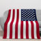 PAVILIA Patriotische Decke mit US-Flagge, amerikanische Nationalflagge, Überwurfdecke für Sofa, Couch, Bett, weiches Mikrofaser-Fleece, wendbar, USA-Militär-Veteranen, 127,7 x 152,4 cm, US-Flagge