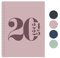 Rileys Planer, akademischer Jahresplaner 2024–2025, 18 Monate, akademischer Wochen- und Monatsplaner, flexibler Einband, Notizseiten, Doppelspiralbindung, 20,3 x 28 cm, Rosa