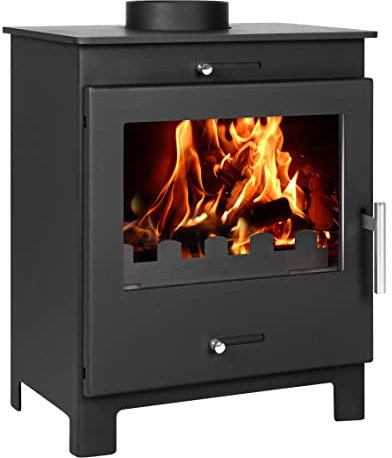 6 kW Kaminofen EWO R100 - Effizienter nachhaltiger Holzofen