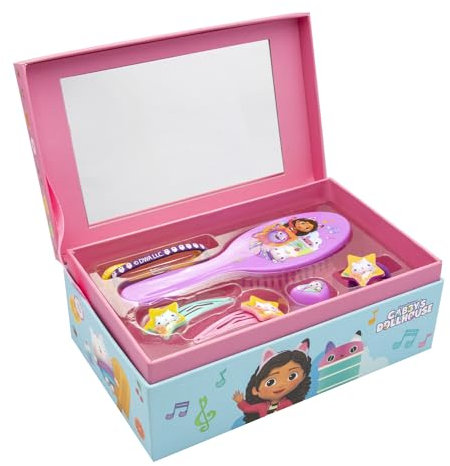 Joytoy 23877 Gabby's Dollhouse Schmuckschatulle mit Accessoires, Unisex-Kinder, Mehrfarbig, normal