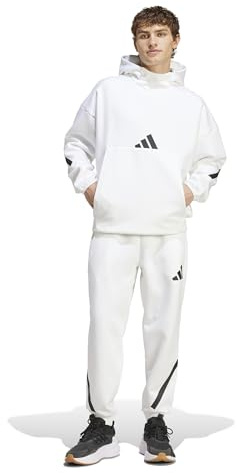 Adidas Men's Z.N.E. Pants, White, Small