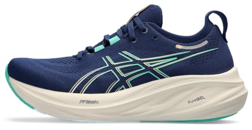 ASICS 1012B601-400 Gel-Nimbus 26 Damen Blue Expanse/Aurora Green EU 37.5