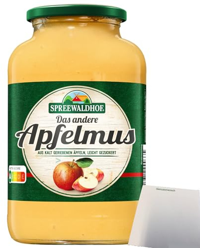 Spreewaldhof Das andere Apfelmus (700g Glas) + usy Block