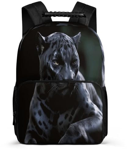 YJWANDO Backpack,Black Panther Print Fashionable Backpack,double Shoulder Backpack,travel Laptop Backpack, Style, 40x28x16cm, Rucksack Backpacks