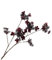 Silk-ka Kunstblume - Seidenblume Hortensienzweig „Real Touch“ Bordeaux 94 cm