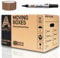 Aspect 10 Strong Large Cardboard Storage for Moving 52cm x 30cm x 30cm House Storage Packing Boxes With Lids Storage Boxes for Packing With Carry Handles - 47 Litres