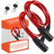 Candado patinete electrico doble seguridad 2 uds cable de Acero resistente 60 cm cierre avanzado con llave seguro robusto practico facil guardar candado para patinete electrico rojo