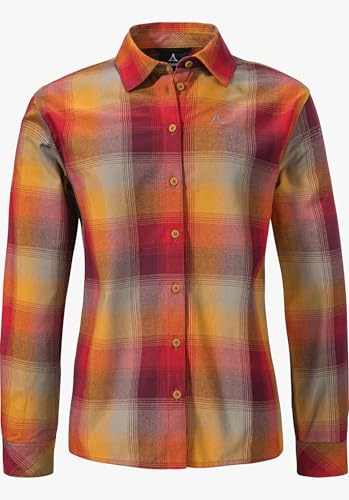 Schöffel LIMEDES Damen Bluse Wanderbluse Langarmhemd gelb gelb Gr. 36