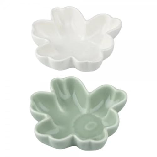 Marimekko Unikko Bowl Set of 2, White, lt.Green