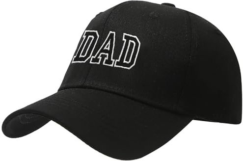 XYIYI Papa Schwarz Unisex Classic Baumwolle Baseball Cap Verstellbar Baseballkappe