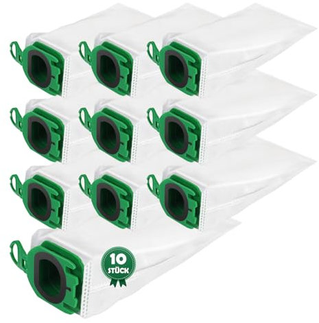 SEEALLDE Sacs d'aspirateur pour Vorwerk Kobold VB100 Sacs à poussière de rechange pour aspirateur sans fil Vorwerk Kobold VB100 VB 100 FP100 FP 100