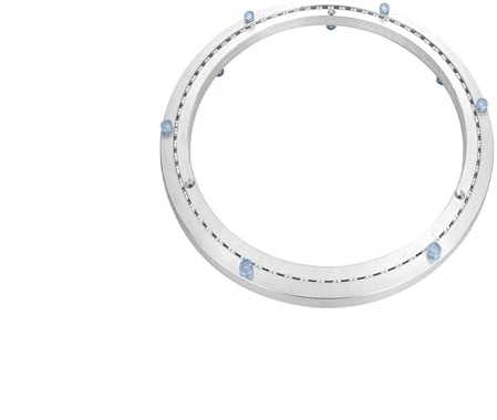 PLONARFIX Lazy Susan Drehtellerlager aus Aluminiumlegierung, 35-40-45-50-68 cm Drehlager, Glatte Schwenkplatte for Kaleidoskope, Tischplatten, Servierdisplays for Messen(300mm (12 inches))