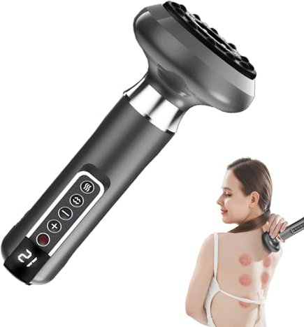 Cellulite Massagegerät, Schröpfgerät Elektrisch Gegen Cellulite, 12 Gängen Schröpfmassagegerät Gegen Cellulite, Verstellbares Handmassagegerät für Körperfett, Anti-Cellulite Vakuum Massagegerät