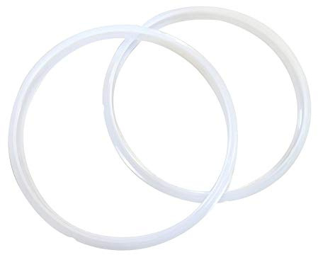 GJS Gourmet Replacement Silicone Gasket or Pressure Sealing Ring Compitable with Instant Pot 4QT RIO Mini 7-in-1 Multi-Cooker Model Number RIPC41 (Black, Rosewater, or Sea Salt colors) (2)