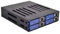 SNT Backplane für 4X 6,3 cm (2,5 Zoll) SAS/SATA und 2X Lüfter Aluminium schwarz