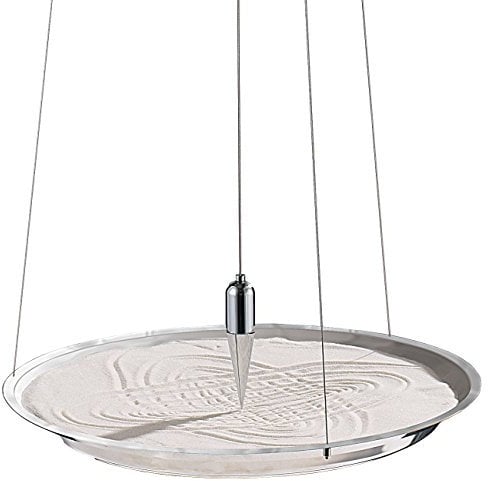 Carlo Milano Sandbilder-Pendel: Mandala-Sandpendel, 36 cm (Dekoration Sand-Pendel, Sandpendel Dekos, Anti Stress)