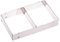 Menz Stahlwaren 4smile BACKRAHMEN Vario rechteckig – Made in Germany ǀ Patisserie KUCHEN-RAHMEN verstellbar ǀ zum Backen und Dekorieren von Kuchen und Torten 5cm hoch ǀ aus Edelstahl 100% rostfrei