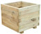 Jardiniere bac a fleurs carre bois autoclave 50x35x50cm