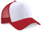 Beechfield Trucker Cap in red / white Rot / Weiß