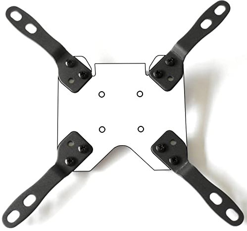 Adaptador VESA extensión por 10 cm (VESA 100) extensión de los Brazos del Modelo: AD6N