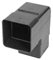 HUNTER BR393b BLACK Squareflo SQUARE OFFSET BEND 92.5 DEGREE 65mm