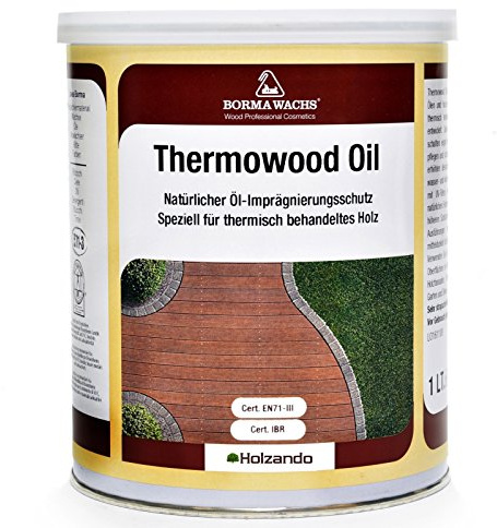 1 Liter Thermowood Natur Thermoholz Öl Holzöl (Mittel - 59)