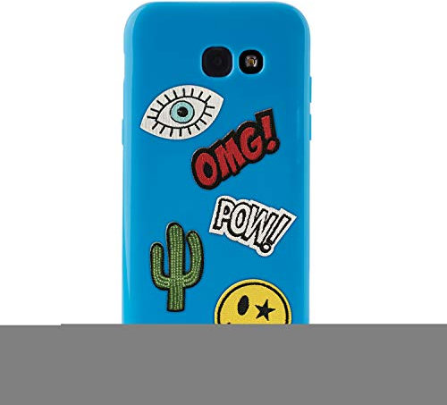 Puro Schutzhülle halbstarr für Samsung Galaxy A5 2017 blau