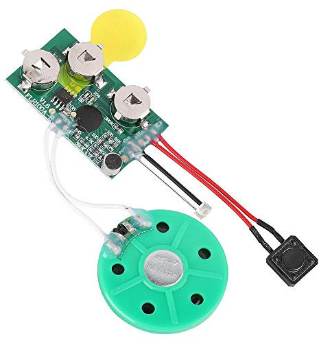 Voice Module Chip, DIY Grußkarten Chip 1 Minute Musik Sound Voice Recorder Music Board Modul für Vocie Grußkarte Handwerk