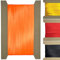 Roban Fashion 10m Satin Schrägband zum Nähen gefalzt 20mm breit Neonorange