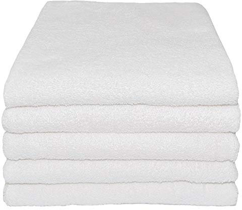 Sedalinne - Toalla baño GERIATRIA/HOSTELERIA 500 Gr. Medida: Ducha (70x140 cm). Color Blanco