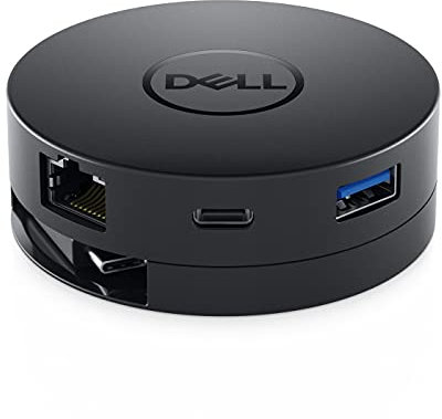Dell Mobile Adapter DA300 - Docking Station DA300, Wired, W125781982 (Docking Station DA300, Wired, USB 3.2 Gen 2 (3.1 Gen 2) Type-C, 10,100,1000 Mbit/s, Black, 3840 x 2160)