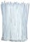 100 fascette per cavi in plastica, lunghe e resistenti alla trazione da 18 kg, autobloccanti, per ufficio, casa ed esterni, 300 mm x 4 mm, colore: bianco