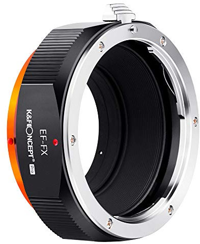 K&F Concept M12115 EOS-FX Hochpräziser Adapterring Objektivadapter EOS EF/EFS Objektivadapter auf FujiFX Mount X-Pro1 X Kamera X-Serie, spiegellose Kameras
