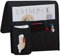 Bedside Organizer, Filz hängende Organizer Tasche, Dicker Betttasche aus Filz, Anti Rutsch Filz Betttasche für Buch, Zeitschriften, iPad, Handy, Schreibtisch, Schlafsaal, Fernbedienung (Schwarz)