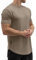 Sixlab Round Tech Herren T-Shirt Muscle Basic Gym Sport Fitness Tshirt (Braun, XL)