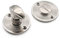 Solid Brass Antique Beehive Bathroom Thumb Turn & Release Door Lock Set (Polished Nickel)
