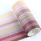 YUBX Flaco Washi Tape Set 12 Rollen Masking Tape Dekoratives Klebeband Bunt für DIY Handwerk, Bullet Journals, Planer, Scrapbooking, Verpackung 8mm breit (Red Small)