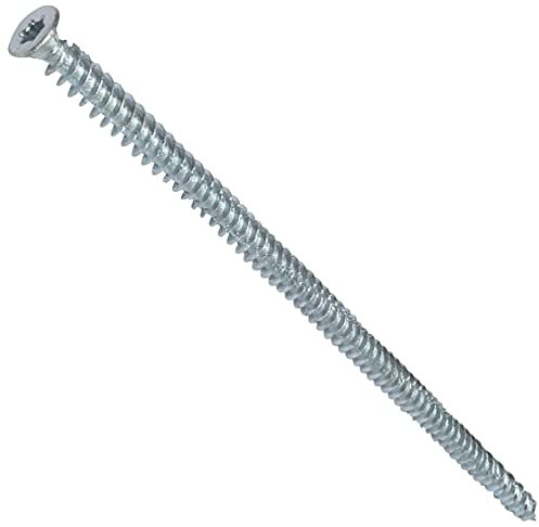 AERZETIX - C48408 - Satz von 20 Schraubanker betonschrauben ankerschrauben direkt für beton Ø7.5x202mm senkkopf konisch - mit abdruck stern T30 - direkte befestigung ohne dübel