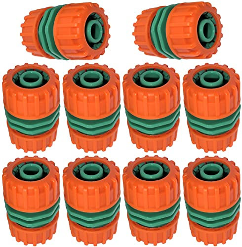 AERZETIX - C48753 - Satz mit 10 Anschlüssen reparatur adapter 12.5mm - für gartenschlauch 1/2 - aus ABS kunststoff