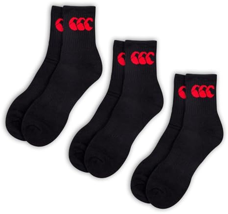 Canterbury Unisex Crew 3er-Pack Socken