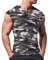 Herren Sportlich T-Shirts Tees Kurz Ärmel Bodybuilding Trainieren Ausbildung Fitness Tops Crew Hals Baumwolle Schwarz Camo M