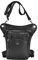 LOVIVER Herren-Gürteltasche Bauchtasche Drop Beintasche Oberschenkeltasche Motorradfahren Wasserdichter Outdoor-Sport, Schwarz